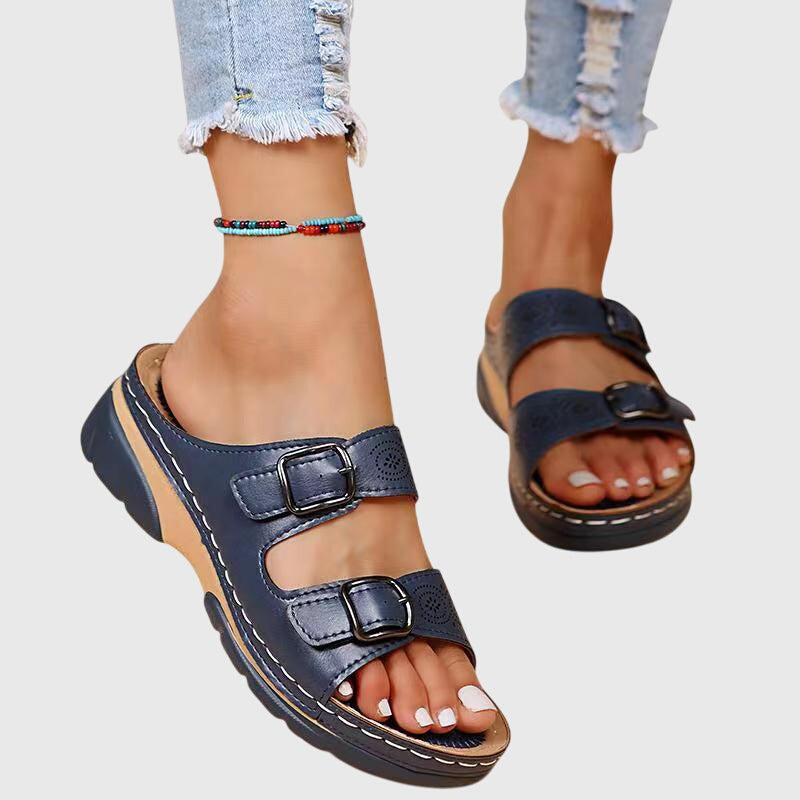 Danna | Sandalias ortopédicas de piel