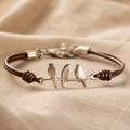 Vicenta | Pulsera Cuerda con Pájaro Vintage