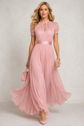 Dàmaris | Maxivestido Chiffon Rosa