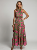 Vera | Vestido Midi Halter Drapeado