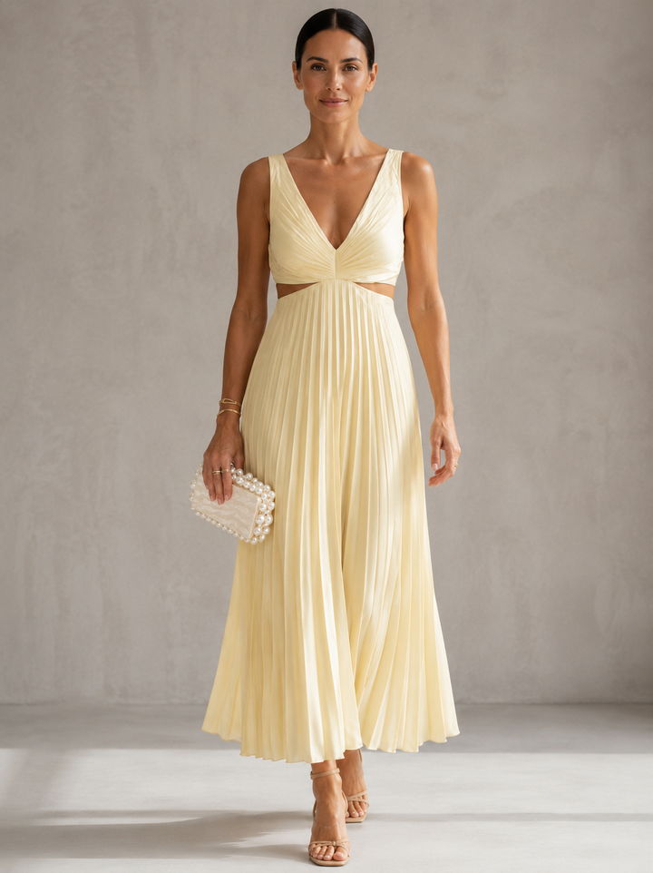 Nika | Vestido elegante largo hasta el suelo