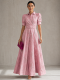 Emma | Vestido corto con mangas abullonadas