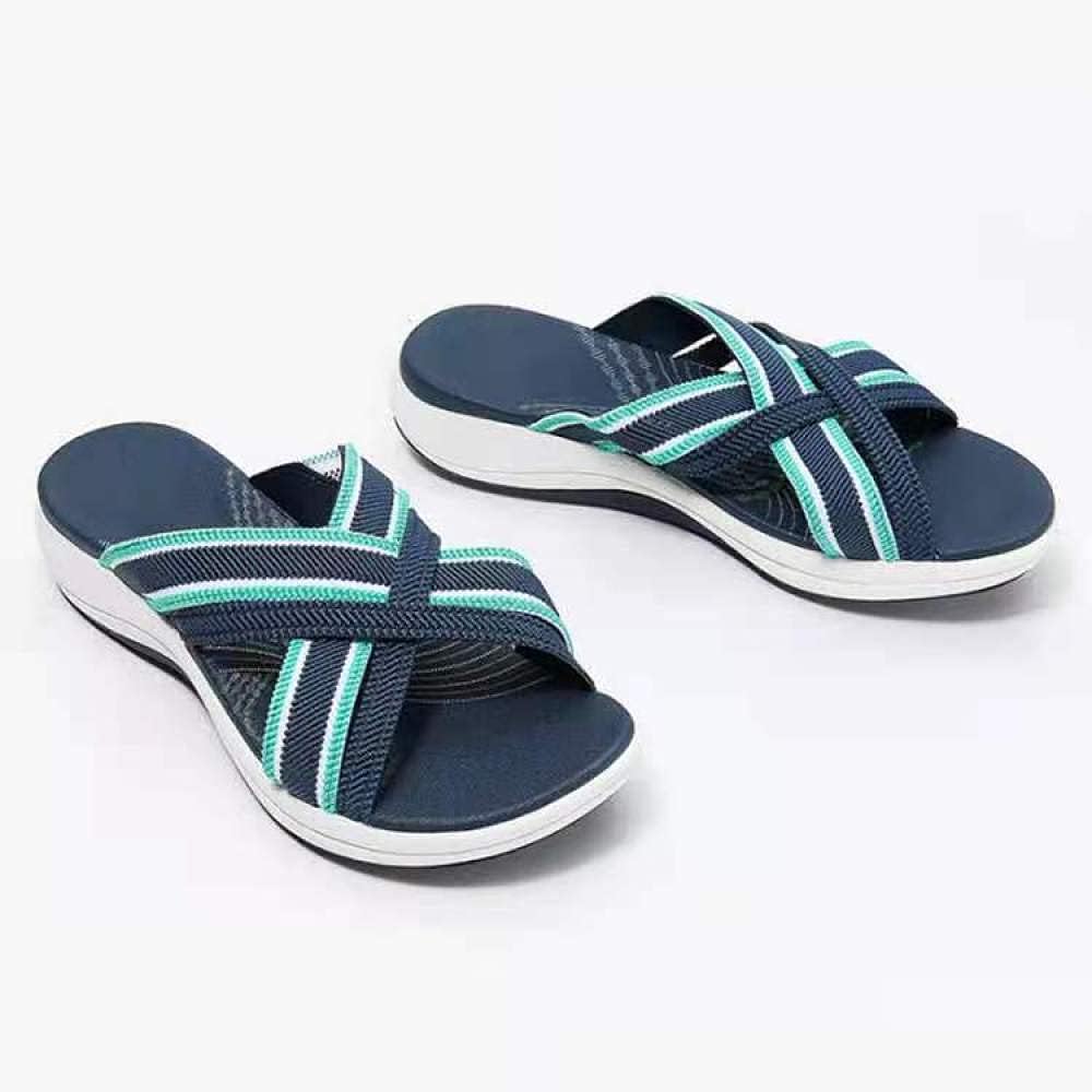 Layla | Sandalias ortopédicas de confort con tiras cruzadas