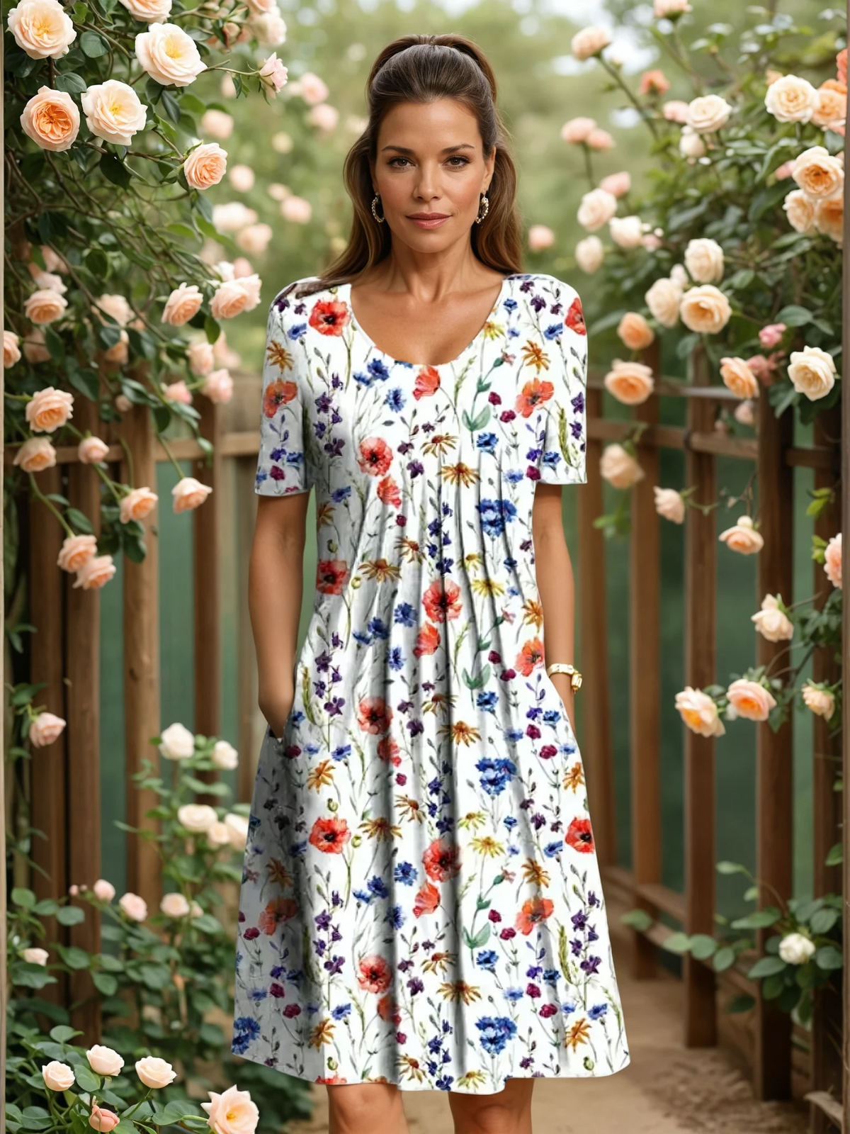 Fidela | Vestido Elegante con Faja