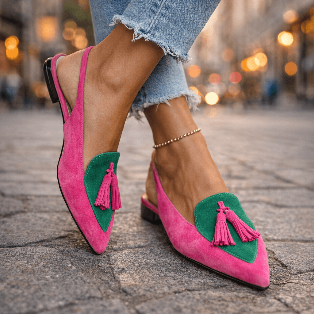 Desideria | Sandalias Tiras con Borlas