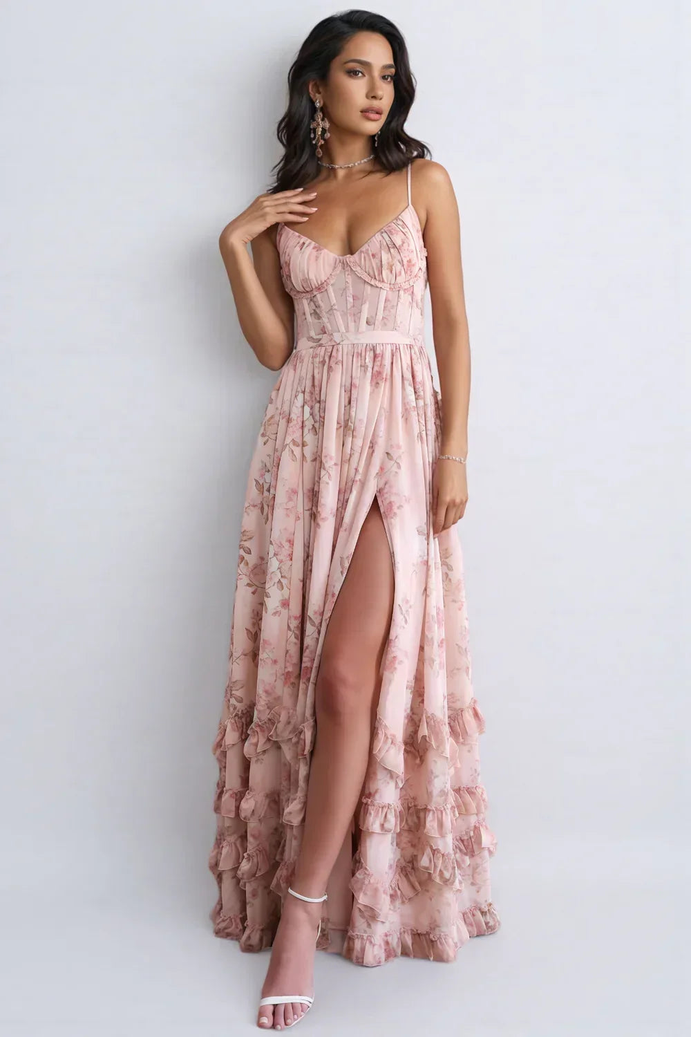 Raquel | Vestido midi de silueta etérea
