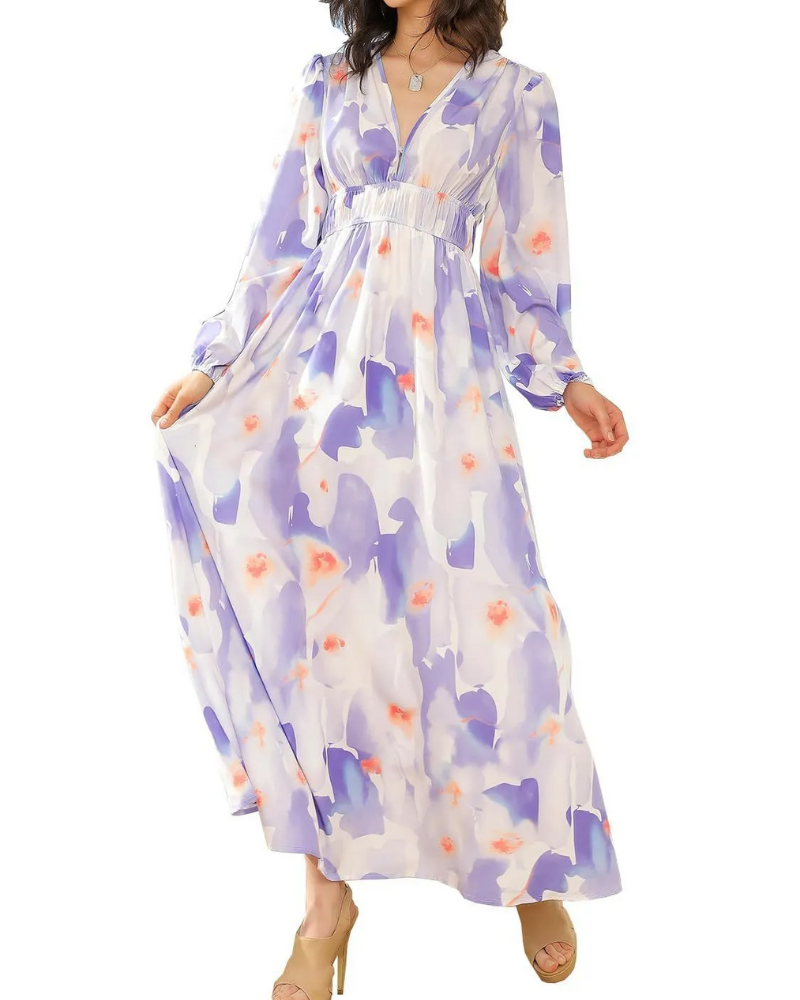 Rylinn | Vestido maxi floral