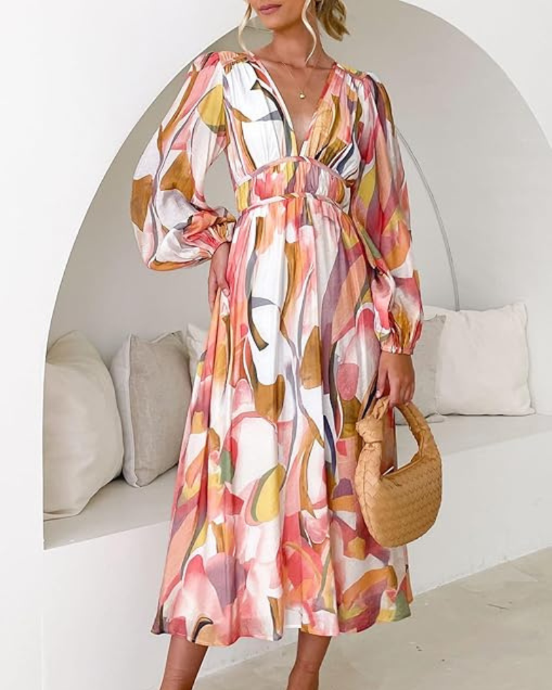 Rylinn | Vestido maxi floral