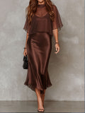 Pili | Conjunto Satinado Midi