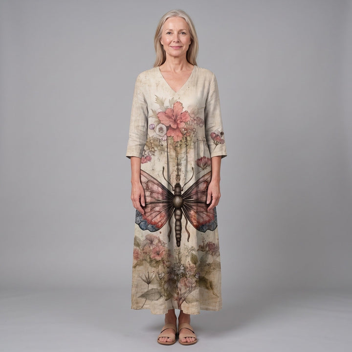Dawn | Vestido midi floral de verano