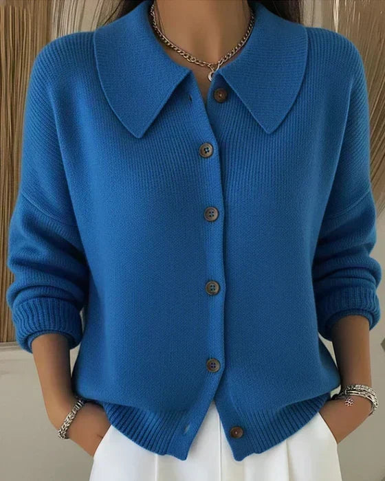 Ester | Cárdigan Cuello Solapa