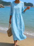 Ignacia | Vestido Casual Estampado Floral