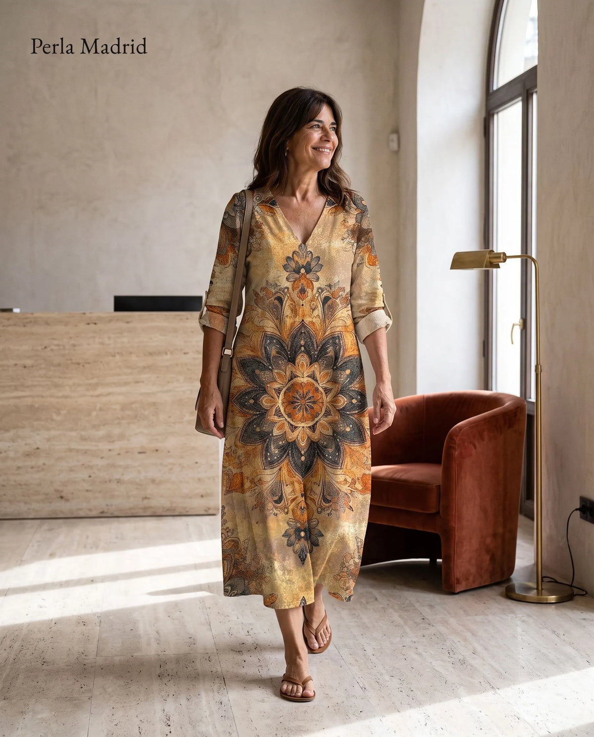 Ginesa | Vestido Floral Elegancia Natural
