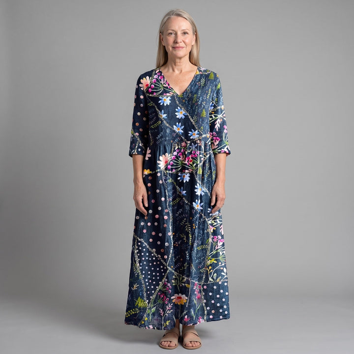 Wanda | Vestido midi floral de verano