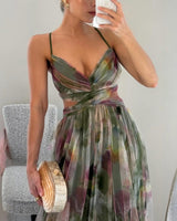 Olivia | Vestido maxi floral de ensueño
