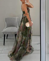 Olivia | Vestido maxi floral de ensueño