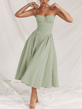 Dilly | Vestido midi estilo corsé