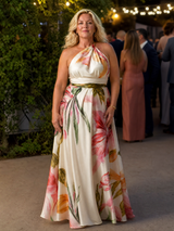 Isolda | Vestido Maxi Floral Halter