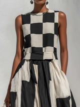 Salu | Vestido Maxi Sin Mangas con Paneles
