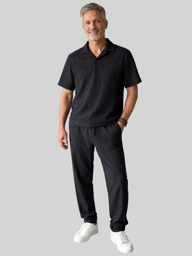 Lester | Conjunto de polo y pantalón de algodón