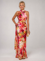 Kimetz | Maxi Vestido Halter Floral