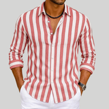 Carlos | Camisa de lino a rayas para vacaciones