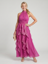 Toni | Maxivestido Halter Cuello Alto