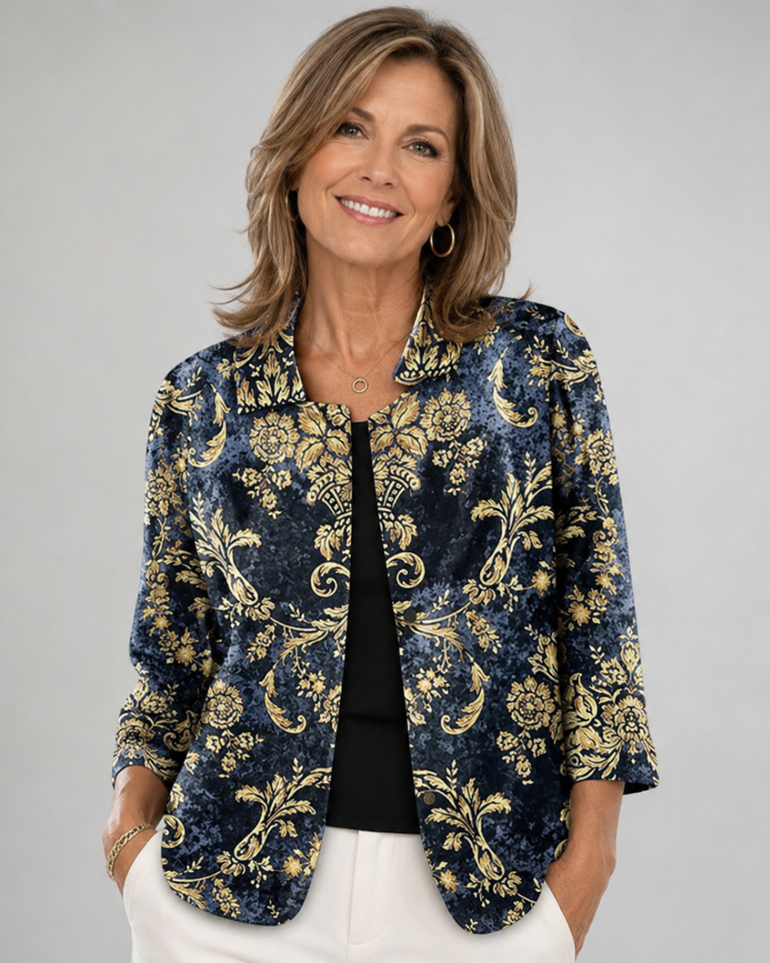 Selene | Blusa Estampado Barroco