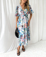Rylinn | Vestido maxi floral
