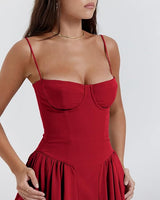 Dilly | Vestido midi estilo corsé
