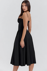Dilly | Vestido midi estilo corsé