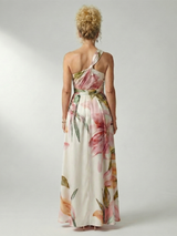Isolda | Vestido Maxi Floral Halter