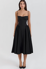 Dilly | Vestido midi estilo corsé