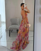 Olivia | Vestido maxi floral de ensueño