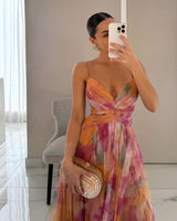 Olivia | Vestido maxi floral de ensueño