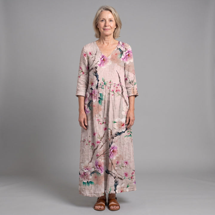 Quincy | Vestido midi floral de verano