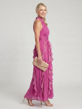 Toni | Maxivestido Halter Cuello Alto