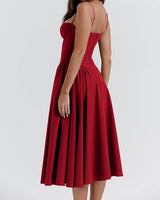 Dilly | Vestido midi estilo corsé