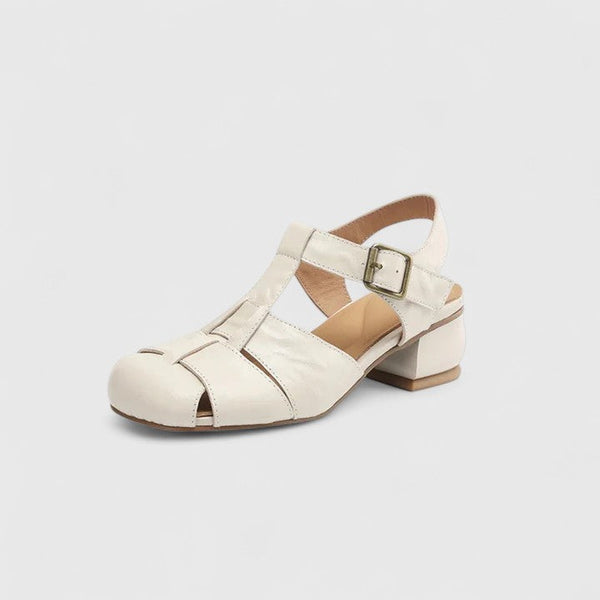 Zeltia | Sandalias Elegantes de Tacón Grueso