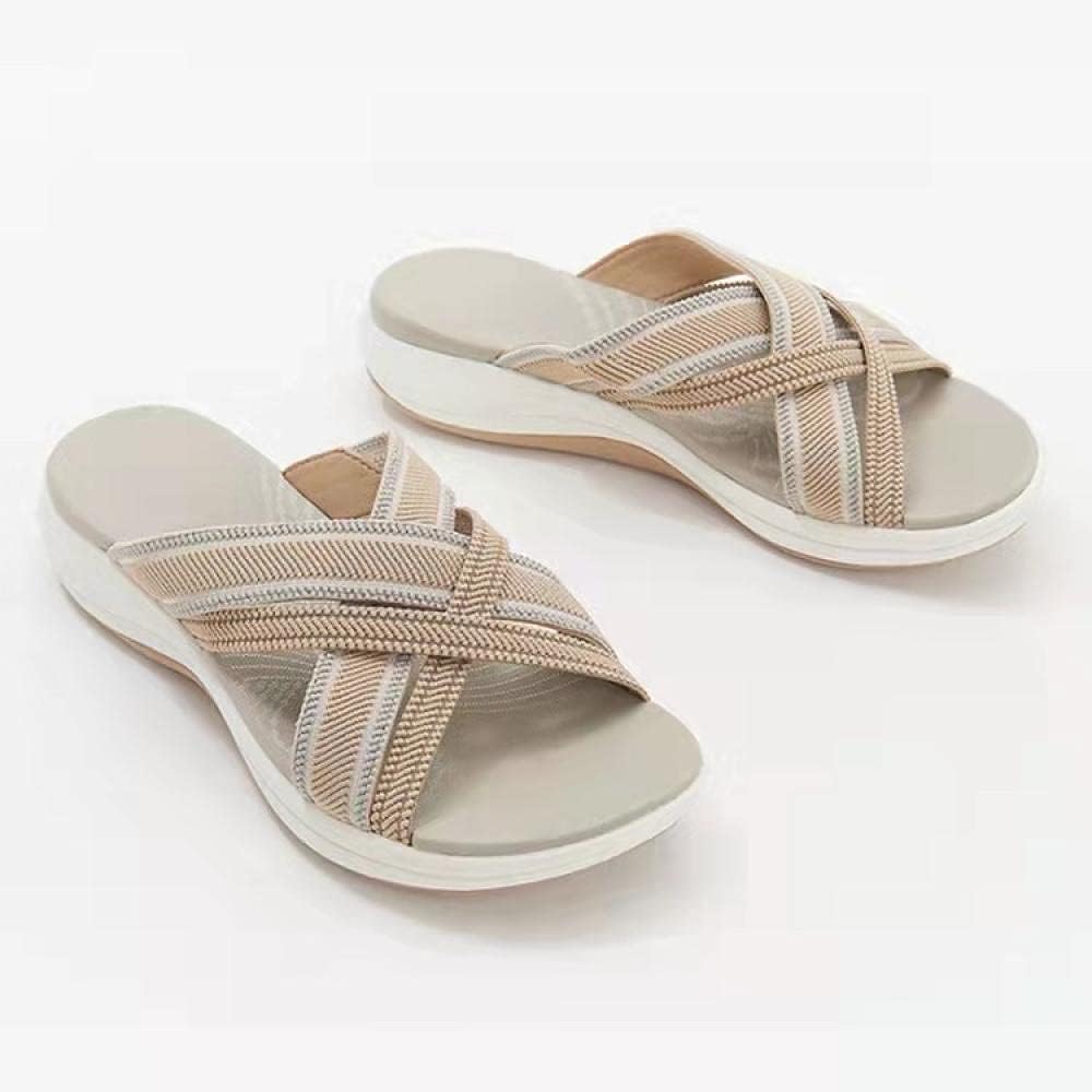 Layla | Sandalias ortopédicas de confort con tiras cruzadas