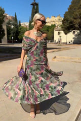 Susana | Vestido maxi de noche coral