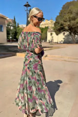 Susana | Vestido maxi de noche coral