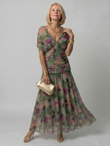 Yésica | Vestido Midi Escote Bardot