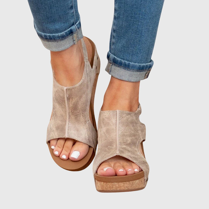 Anika | Sandalias ortopédicas de cuña