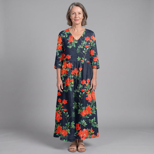 Estrella | Vestido midi floral de verano