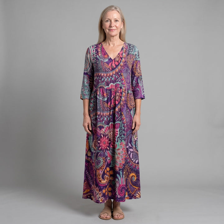 Ivy | Vestido midi floral de verano