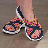 Layla | Sandalias ortopédicas de confort con tiras cruzadas
