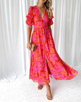 Markita | Vestido largo resplandor solar