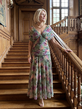 Yésica | Vestido Midi Escote Bardot