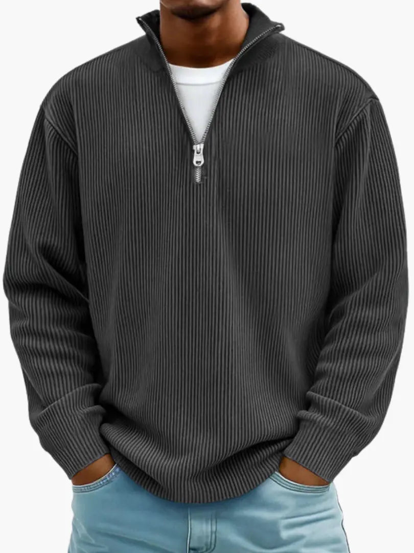 Andrés | Jersey acogedor con cremallera